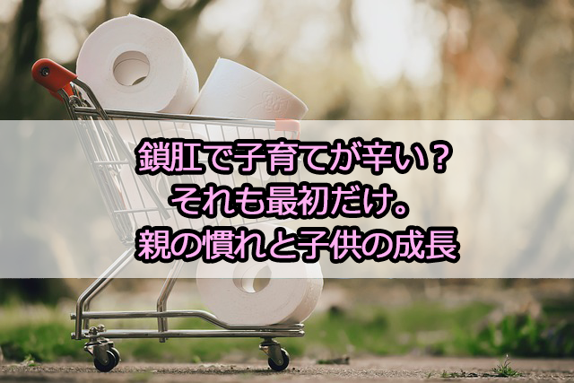 鎖肛で子育てが辛い？それも最初だけ。親の慣れと子供の成長